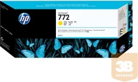 Hp CN630A YELLOW Hp 772 original ink cartridge  yellow standard capacity 300ml 1-pack kép