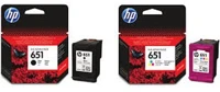 Hp COR_TJHC2P10A c2p10ae tintapatron deskjet ink advantage 5575 nyomtatóhoz, hp 651, fekete kép