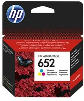 Hp COR_TJHF6V24A f6v24ae tintapatron deskjet ink advantage 1115 nyomtatókhoz, hp 652, színes kép