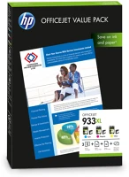 Hp CR711AE No.933xl színes eredeti tintapatron multipack + a4 fotópapír kép