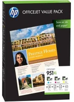 Hp CR712AE No.951xl színes eredeti tintapatron multipack + a4 papír kép