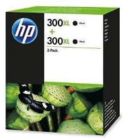 Hp D8J43AE No.300xl fekete eredeti tintapatron duplacsomag kép