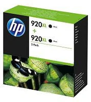Hp D8J47AE No.920xl fekete eredeti tintapatron duplacsomag kép