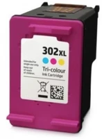 Hp NO.302XL IK Utángyártott  f6u67ae tintapatron tri-color no.302xl ik kép