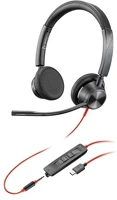 Hp HS +3.5MMP +USB-C/A Poly blackwire 3325 usb-c hs +3.5mmp +usb-c/a fejhallgató headset kép