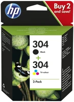 Hp inc. 304 2-PACK Hp 304 2-pack black/tri-color ink cartri kép