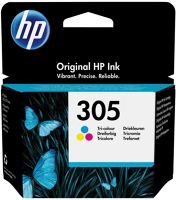 Hp 3YM60AE#UUS Hp 305 tri-color original ink cartridge kép