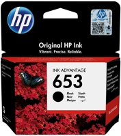 Hp 3YM75AE#BHK Hp 653 black original ink advantage cart kép