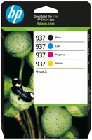 Hp 6C400NE Hp 937 cmyk original ink cartridge 4-pac kép