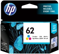 Hp inc. C2P06AE#301 Hp 62 tri-color ink cartridge blister kép