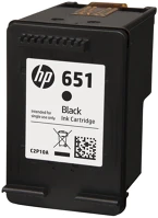 Hp inc. C2P10AE#BHK Hp tintapatron hp 651 black kép