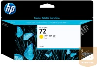 Hp inc. C9373A YELLOW Hp 72 original ink cartridge  yellow high capacity 130ml 1-pack kép