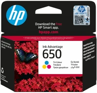 Hp inc. CZ102AE#BHK Hp 650 color tintapatron kép