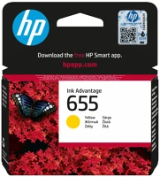Hp CZ112AE#BHK Hp 655 yellow tintapatron kép