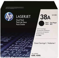 Hp Q1338AD (38ad) fekete eredeti toner duplacsomag kép