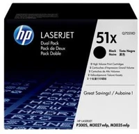 Hp Q7551XD (51xd) fekete eredeti toner duplacsomag kép