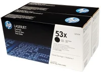 Hp Q7553XD (53xd) fekete eredeti toner duplacsomag kép