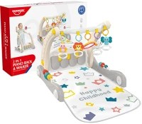 Huanger HE0621 Interactive educational 2-in-1 walker + piano kép