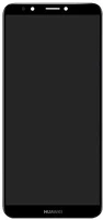 Huawei 2439439 Lcd kijelző + érintőpanel fekete  y7 prime 2018 (y7 2018) kép