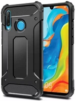 Huawei 37243 Forcell armor hátlap tok  p30 lite,fekete kép
