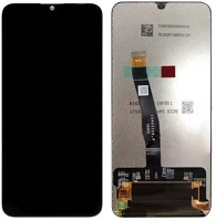 Huawei 50991 P smart (2019) kompatibilis lcd modul kerettel, oem jellegű, fekete, grade s kép