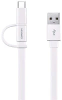 Huawei AP55S_W Adatkábel és töltő (usb - microusb, type-c, csak töltés! 150cm) fehér kép