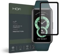 Huawei FD6216990212543-2 Védőfólia - huawei band 6 okosóra fólia - kijelzővédő fólia, fekete kép