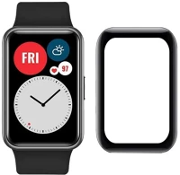 Huawei HU9145576261903 Watch fit 2 fólia - okosóra kijelzővédő fólia, fekete kerettel kép