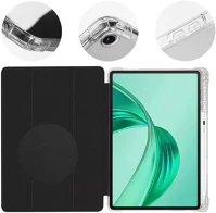 Huawei PAD X8A Obal:me mistytab honor pad x8a oldalra nyíló, kitámasztható tok, fekete kép