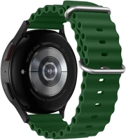 Huawei PT5903396223099-8 Huawei watch gt 5 (46 mm) okosóra szíj - f- design fs01 - zöld szilikon kép