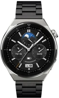 Huawei PT5903396223259-10 watch gt 6 (46 mm) okosóra szíj - f- design fs06 - fekete fém szíj (szíj kép
