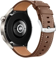 Huawei PT5903396393686-6 Watch gt3 pro (46 mm) okosóra szíj - barna eco bőr szíj (22 mm) kép