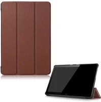 Huawei RS81094 Mediapad t5 10 (10.1), mappa tok, trifold, sötétbarna kép