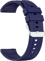 Huawei TM0041156-11 Okosóra szíj -  watch gt 6 (46 mm) - sötétkék szilikon szíj (22 mm) kép