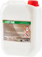 Hungaro chemicals H65DSEPTFOAM5 D-sept foam erősen habzó, lúgos, tisztító-és fertőtlenítőszer 5kg kép