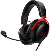 Hyperx 727A9AA Fejhallgató - cloud iii (vezetékes, usb-a/usb-c, fekete/piros) kép