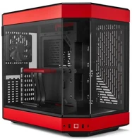 Hyte CS-HYTE-Y60-BR Y60 midi tower fekete, vörös kép