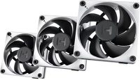Hyte THICC FP12 Thicc fp12 (3 pack with np50) rendszerhűtő ventilátor fekete-fehér kép