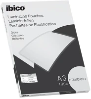 Ibico 627313 Meleglamináló fólia, 125 mikron, a3, fényes,  