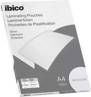 Ibico A/4 100 Lamináló fólia  a/4 100 mikron fényes 100 ív/csom kép