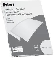 Ibico COR_E627309 Meleglamináló fólia, 100 mikron, a4, fényes,  