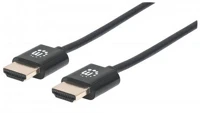 Icintracom 394406 Manhattan  hdmi (apa - apa) kábel 0.5m - fekete kép