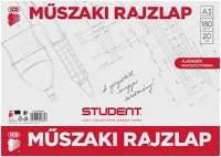 Ico 01.02787 Rajzlap műszaki  student a/3 20 íves kép