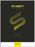 Ico 01.08574 Füzet kockás  student black prémium a/4 80 lapos kép