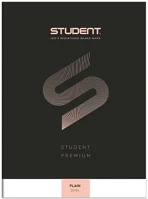 Ico 01.08576 Füzet sima  student black prémium a/4 80 lapos kép