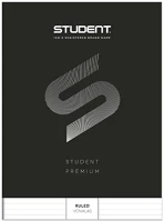 Ico 01.08578 Füzet vonalas  student black prémium a/4 80 lapos kép