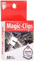Ico 03.00144 Iratcsíptető kapocs  magic clips 4,8mm 50 darabos kép