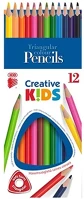 Ico 07.02500 Színes ceruza  creative kids háromszögletű 12 darabos kép