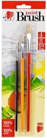 Ico 15.01408 Ecset készlet  süni lapos festett fanyelű (4,8,12) kép