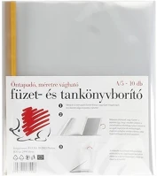 Ico 15.01410 Füzetborító  süni a/5 öntapadós csíkkal víztiszta 10 darabos kép